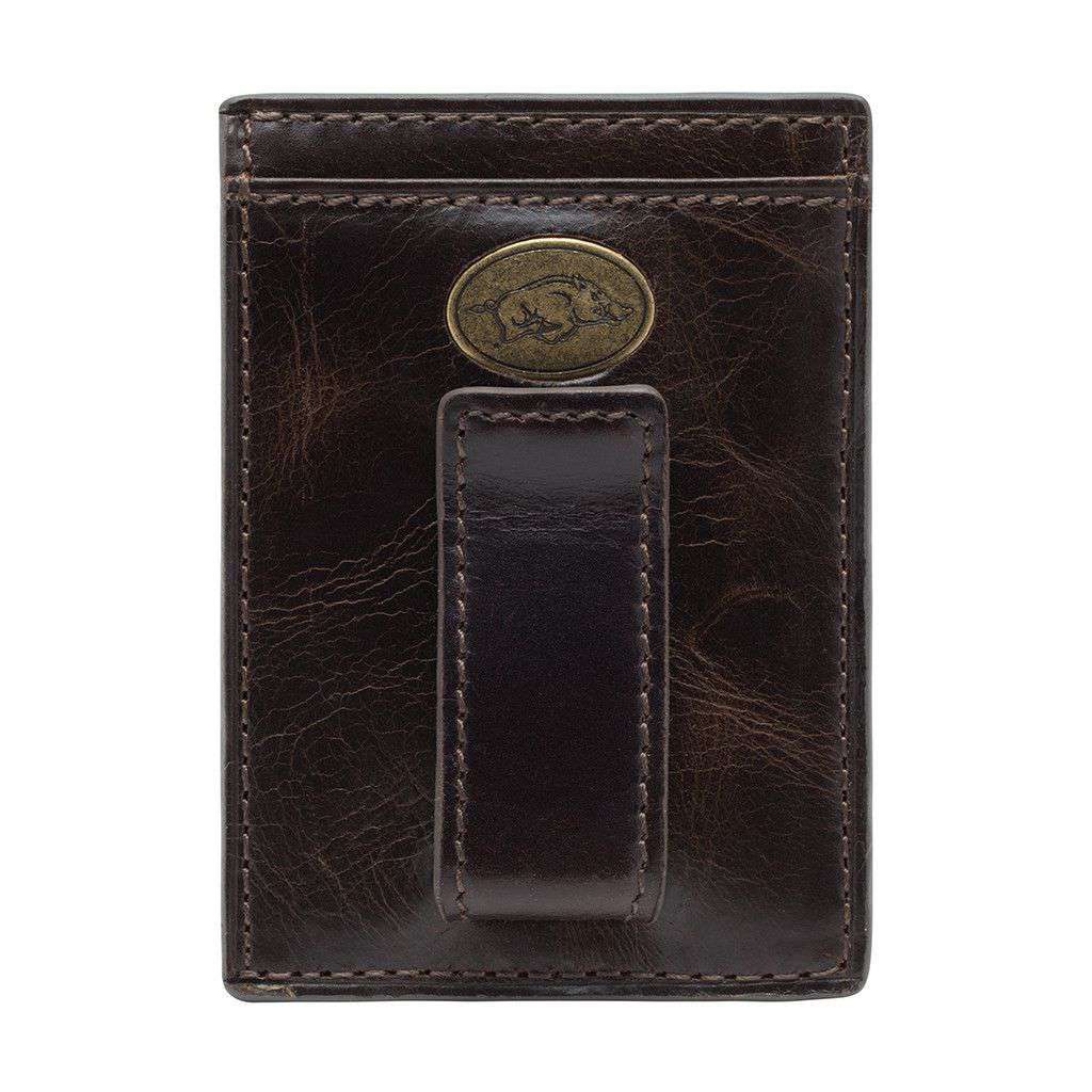 Arkansas Razorbacks Legacy Multicard Front Pocket Wallet by Jack Mason - Country Club Prep