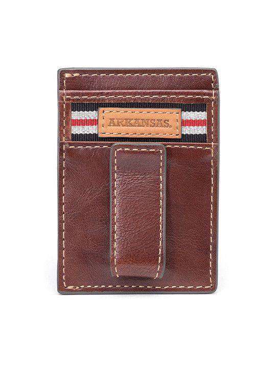 Arkansas Razorbacks Tailgate Multicard Front Pocket Wallet by Jack Mason - Country Club Prep