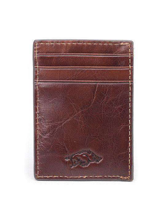 Arkansas Razorbacks Tailgate Multicard Front Pocket Wallet by Jack Mason - Country Club Prep