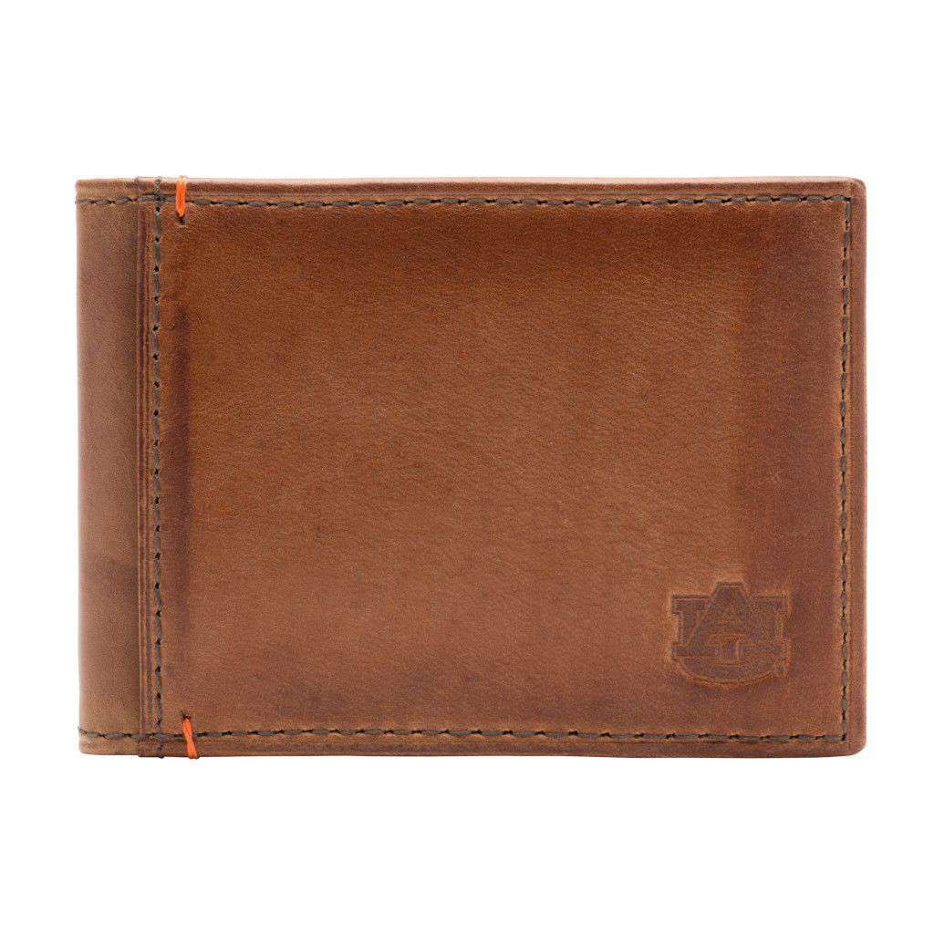 Auburn Tigers Campus Flip Bifold Front Pocket Wallet by Jack Mason - Country Club Prep