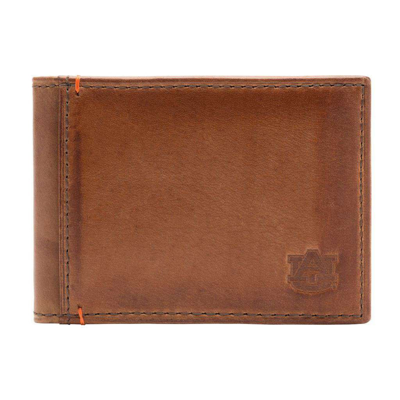 Auburn Tigers Campus Flip Bifold Front Pocket Wallet by Jack Mason - Country Club Prep