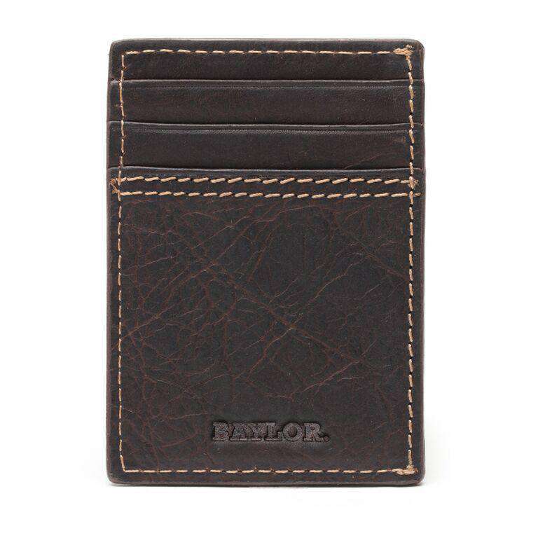 Baylor Bears Gridiron Mulitcard Front Pocket Wallet by Jack Mason - Country Club Prep