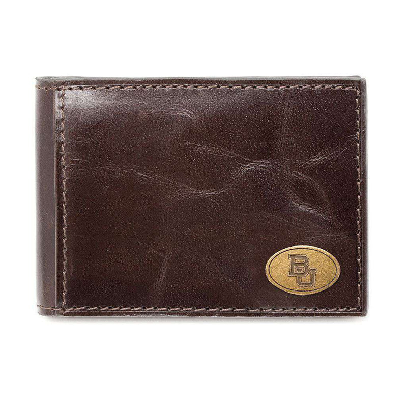 Baylor Bears Legacy Flip Bifold Front Pocket Wallet by Jack Mason - Country Club Prep