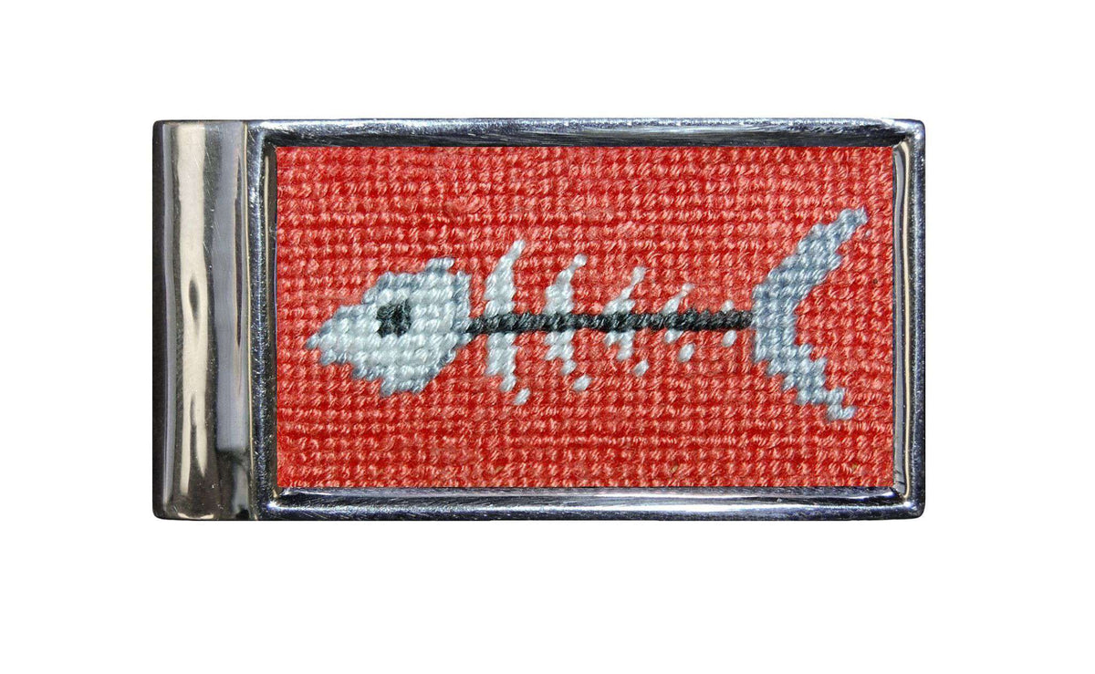 Bonefish Needlepoint Money Clip by Smathers & Branson - Country Club Prep