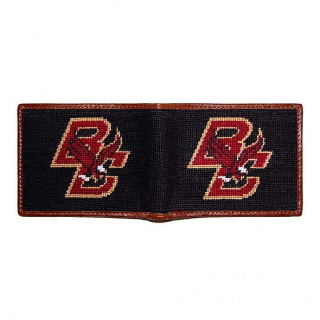 Boston College Needlepoint Wallet by Smathers & Branson - Country Club Prep
