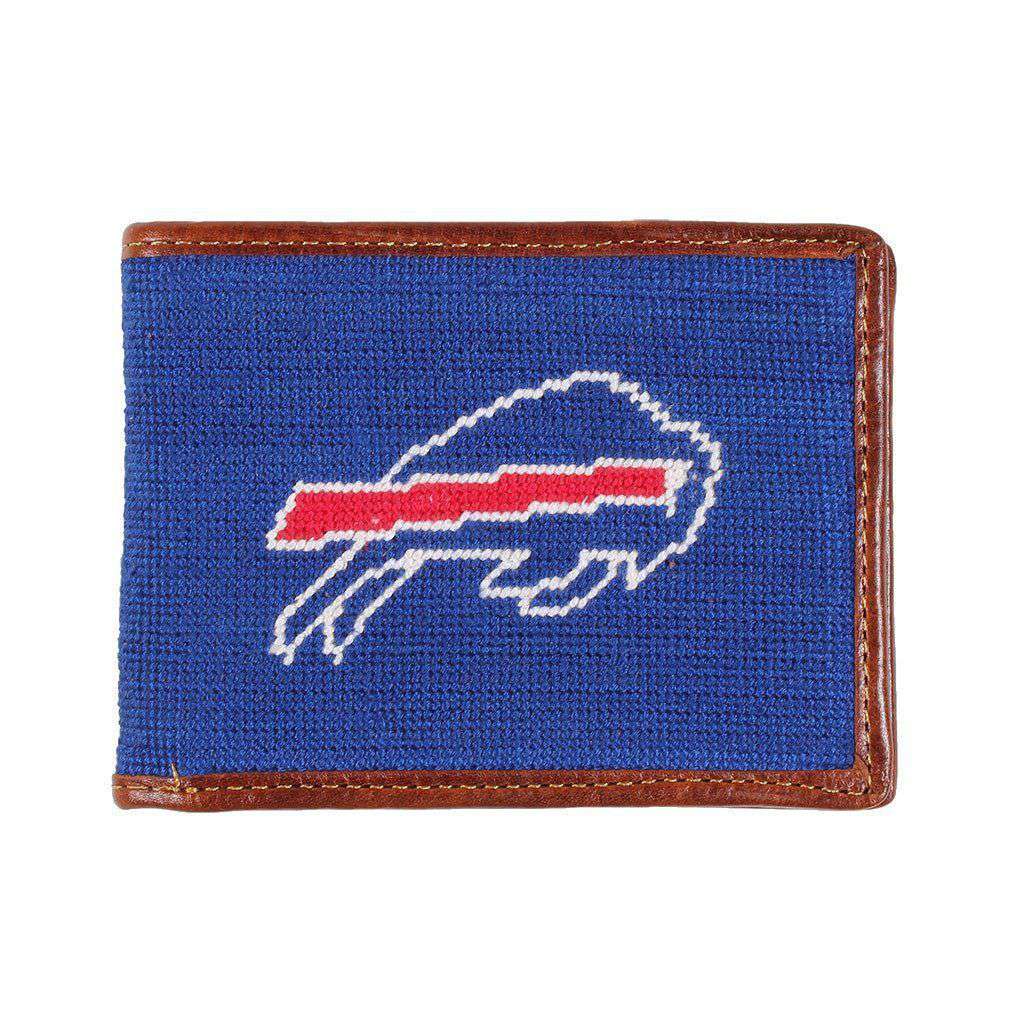 Buffalo Bills Needlepoint Wallet by Smathers & Branson - Country Club Prep
