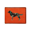 Camo Retriever Needlepoint Bi-Fold Wallet in Orange by Smathers & Branson - Country Club Prep