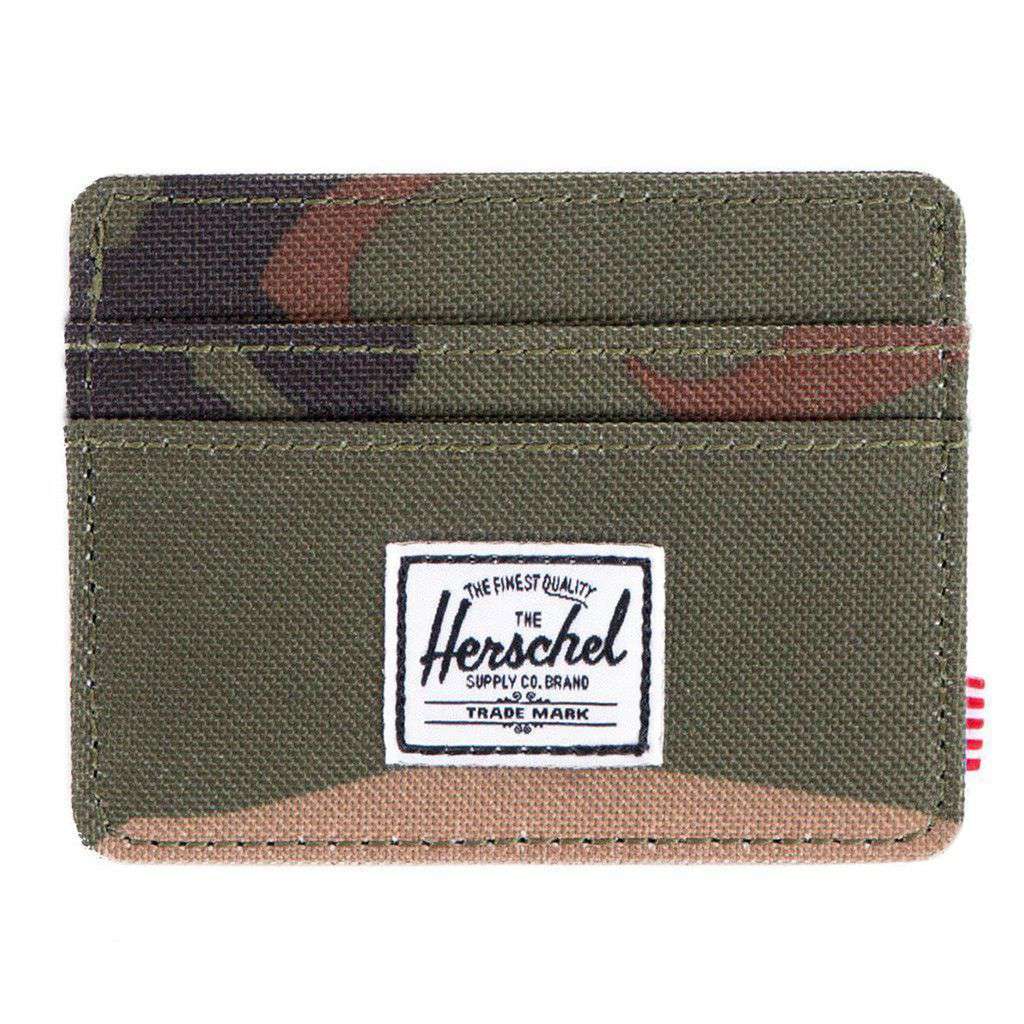 Charlie Wallet in Woodland Camo by Herschel Supply Co. - Country Club Prep