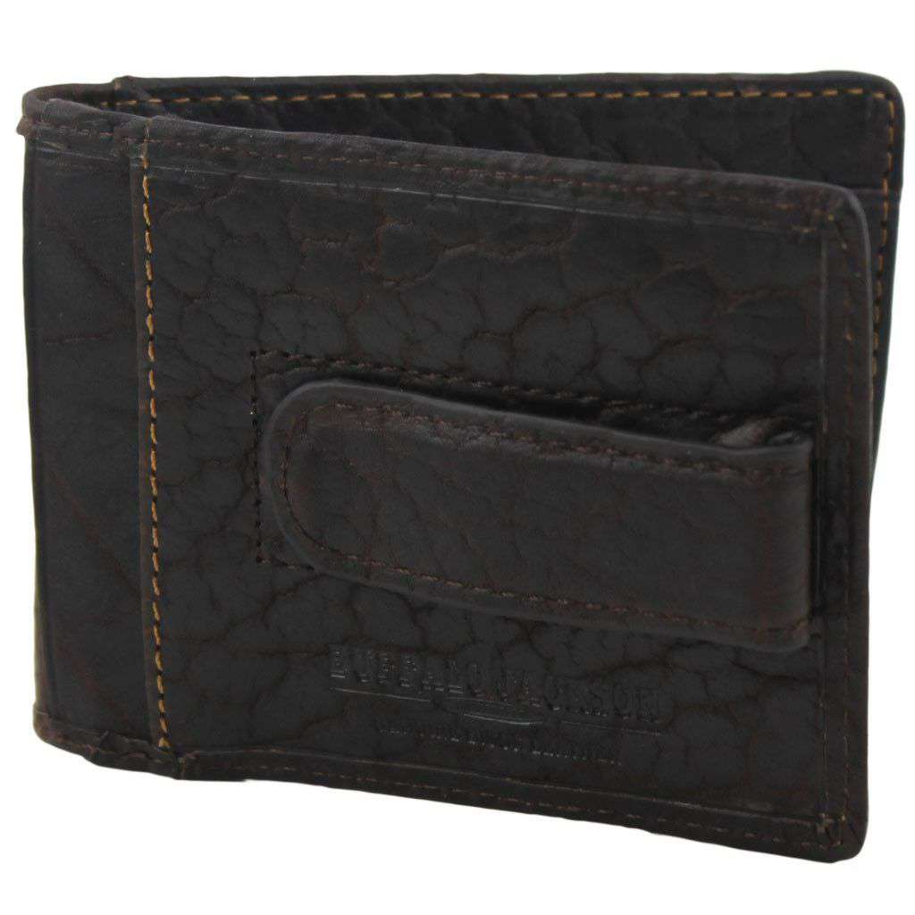 Cheyenne Dual Fold Pocket Wallet in Brown by Buffalo Jackson - Country Club Prep