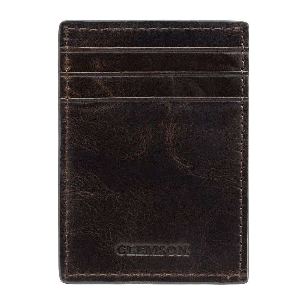 Clemson Tigers Legacy Multicard Front Pocket Wallet by Jack Mason - Country Club Prep