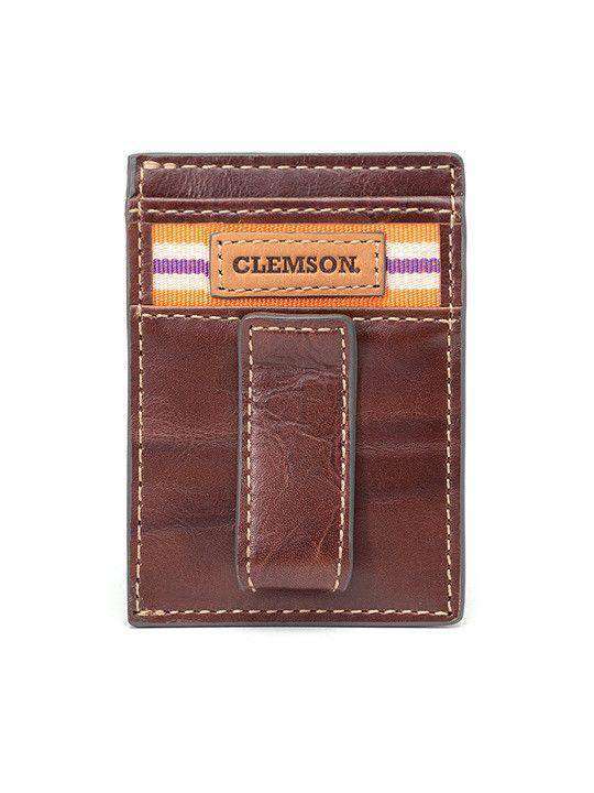 Clemson Tigers Tailgate Multicard Front Pocket Wallet by Jack Mason - Country Club Prep