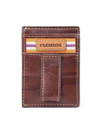 Clemson Tigers Tailgate Multicard Front Pocket Wallet by Jack Mason - Country Club Prep