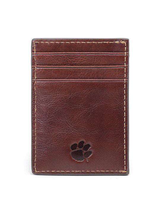 Clemson Tigers Tailgate Multicard Front Pocket Wallet by Jack Mason - Country Club Prep