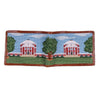 Custom Rotunda Scene Needlepoint Wallet by Smathers & Branson - Country Club Prep