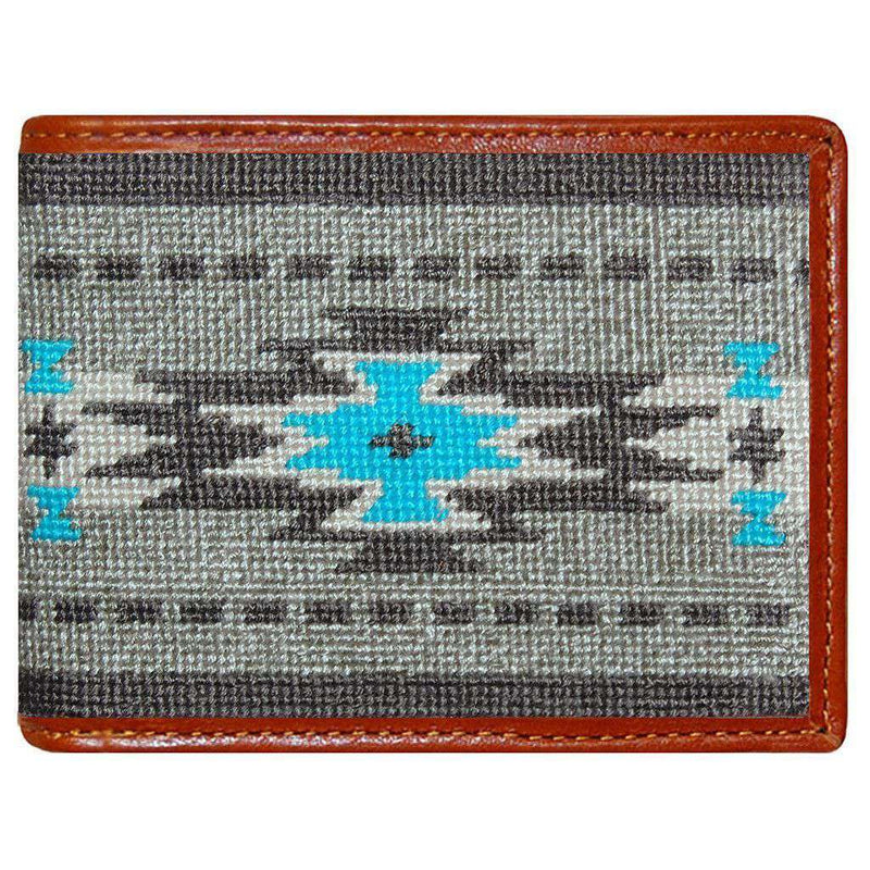 El Paso Needlepoint Bi-Fold Wallet by Smathers & Branson - Country Club Prep
