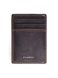 Florida Gators Gridiron Mulitcard Front Pocket Wallet by Jack Mason - Country Club Prep