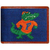 Florida Gators Needlepoint Wallet in Blue by Smathers & Branson - Country Club Prep