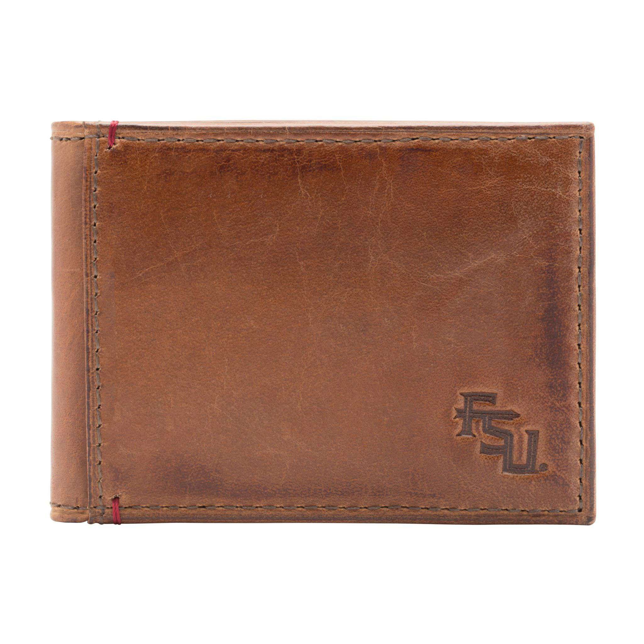 Florida State Seminoles Campus Flip Bifold Front Pocket Wallet by Jack Mason - Country Club Prep