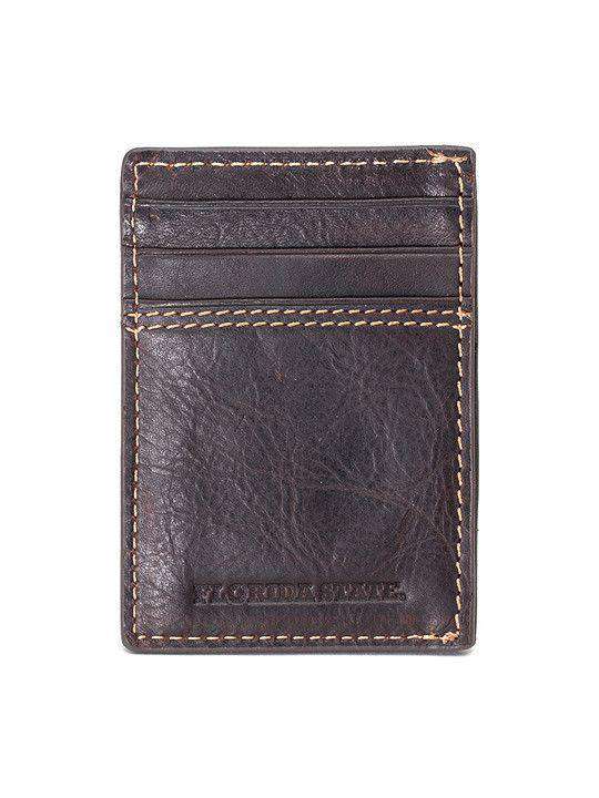 Florida State Seminoles Gridiron Mulitcard Front Pocket Wallet by Jack Mason - Country Club Prep