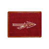 Florida State University Needlepoint Bi-Fold Wallet by Smathers & Branson - Country Club Prep