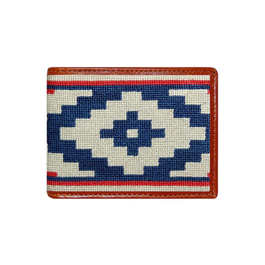 Gaucho Rojo Needlepoint Wallet by Smathers & Branson - Country Club Prep