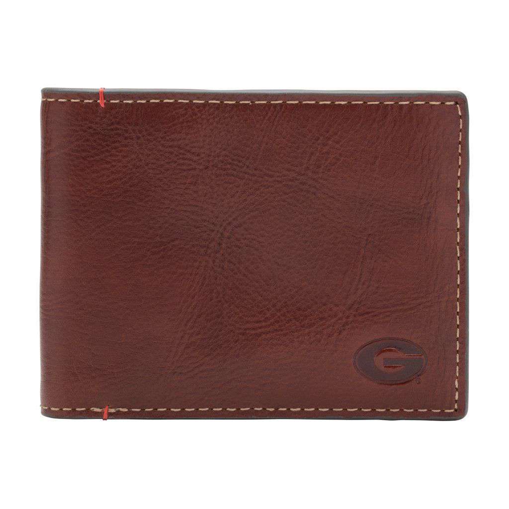 Georgia Bulldogs Hangtime Slim Bifold Wallet by Jack Mason - Country Club Prep