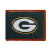 Green Bay Packers Needlepoint Wallet by Smathers & Branson - Country Club Prep