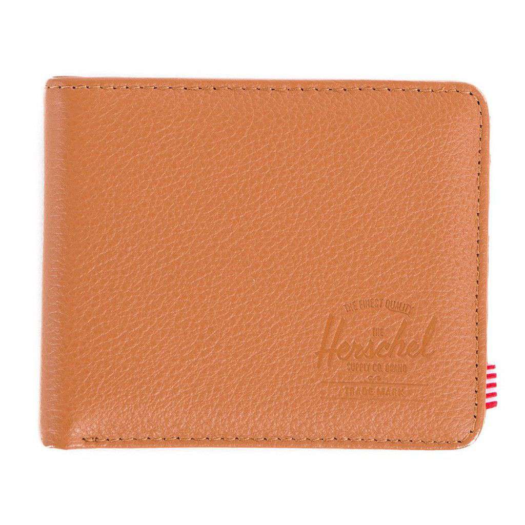 Hank Wallet in Tan Pebbled Leather by Herschel Supply Co. - Country Club Prep