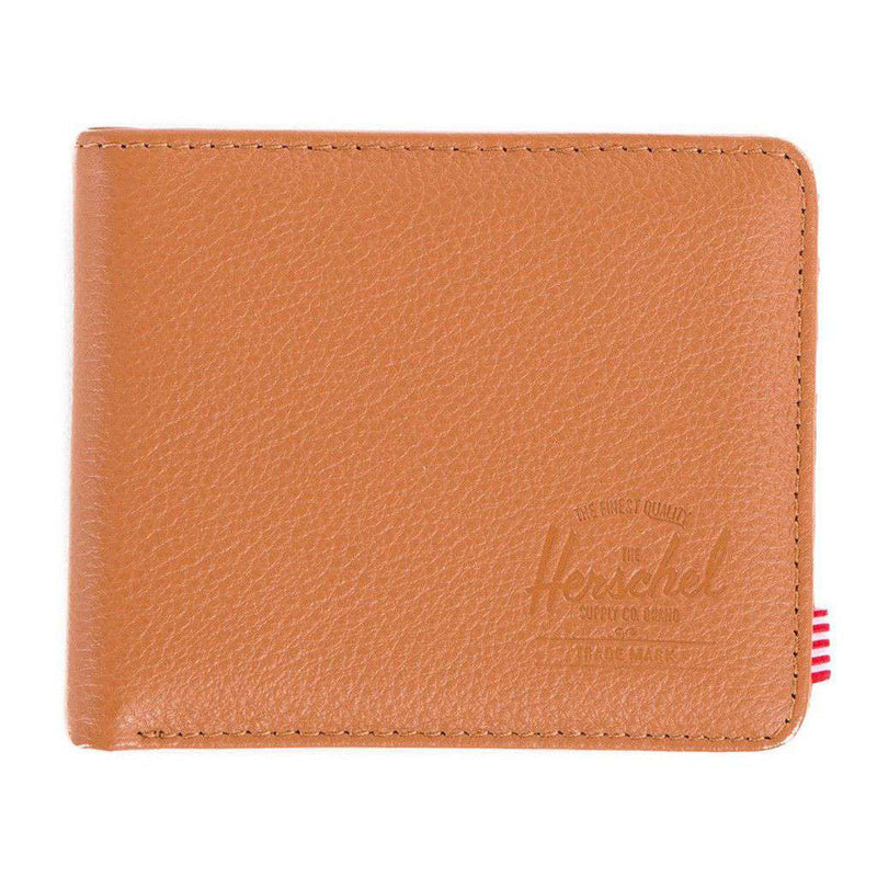 Hank Wallet in Tan Pebbled Leather by Herschel Supply Co. - Country Club Prep
