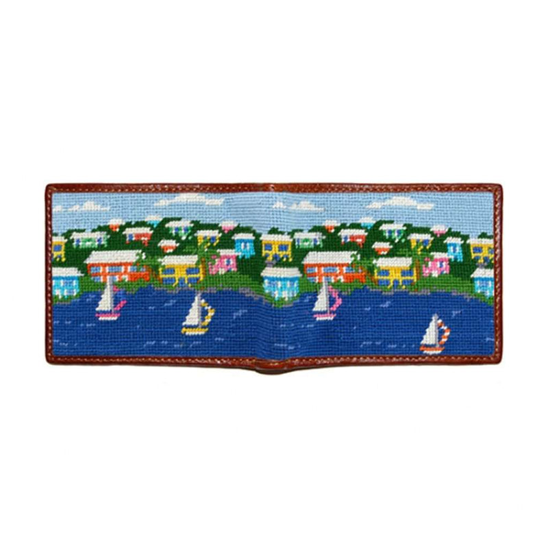 Island Time Needlepoint Wallet by Smathers & Branson - Country Club Prep