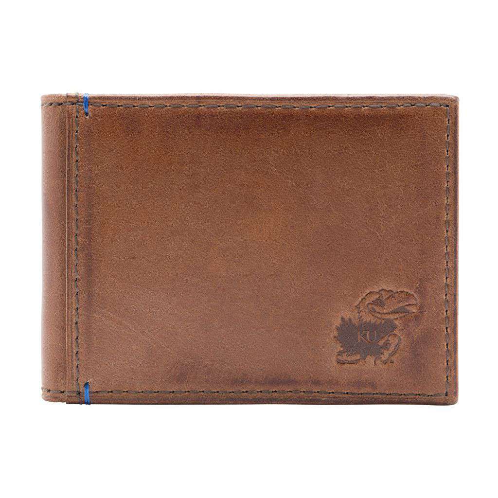 Kansas Jayhawks Campus Flip Bifold Front Pocket Wallet by Jack Mason - Country Club Prep