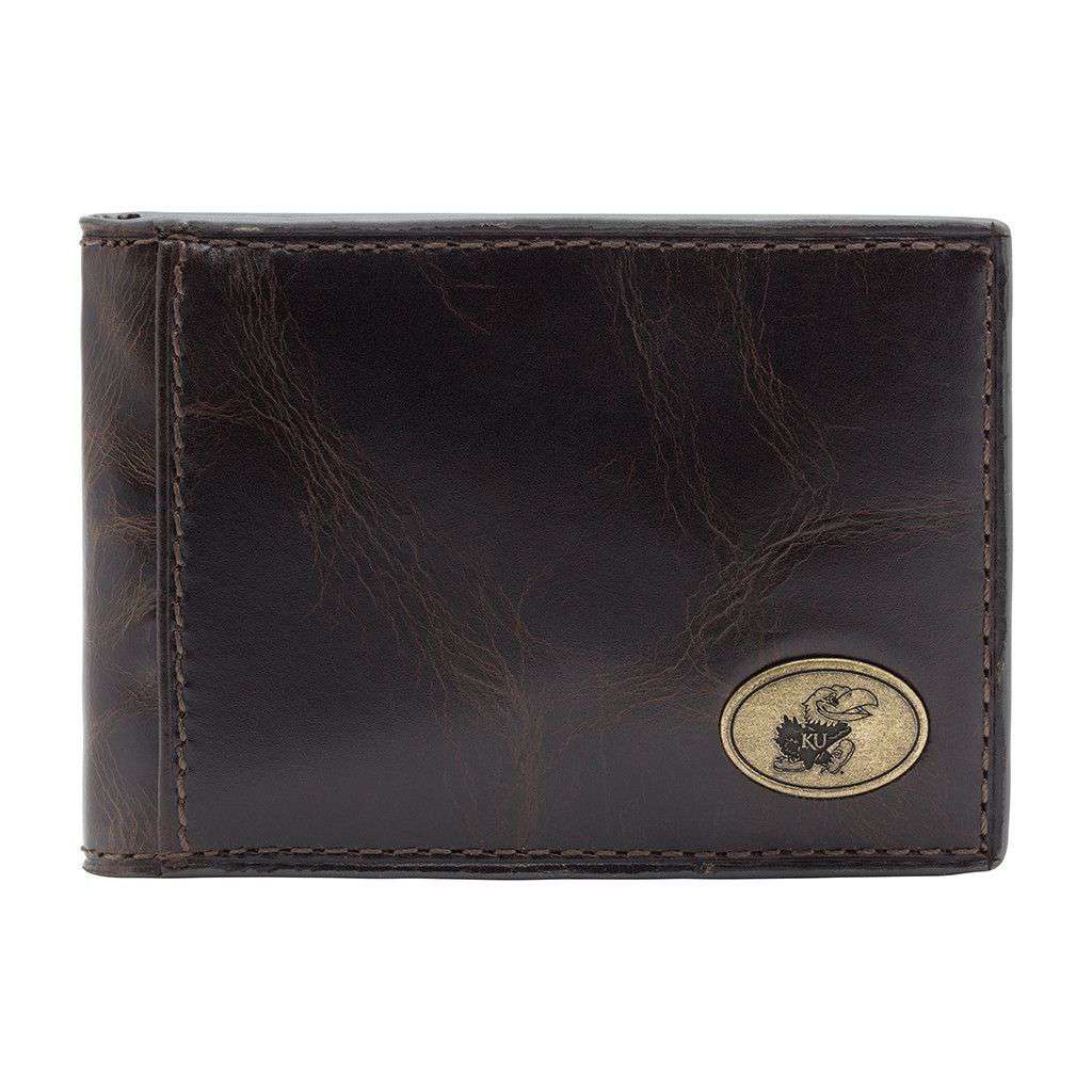Kansas Jayhawks Legacy Flip Bifold Front Pocket Wallet by Jack Mason - Country Club Prep
