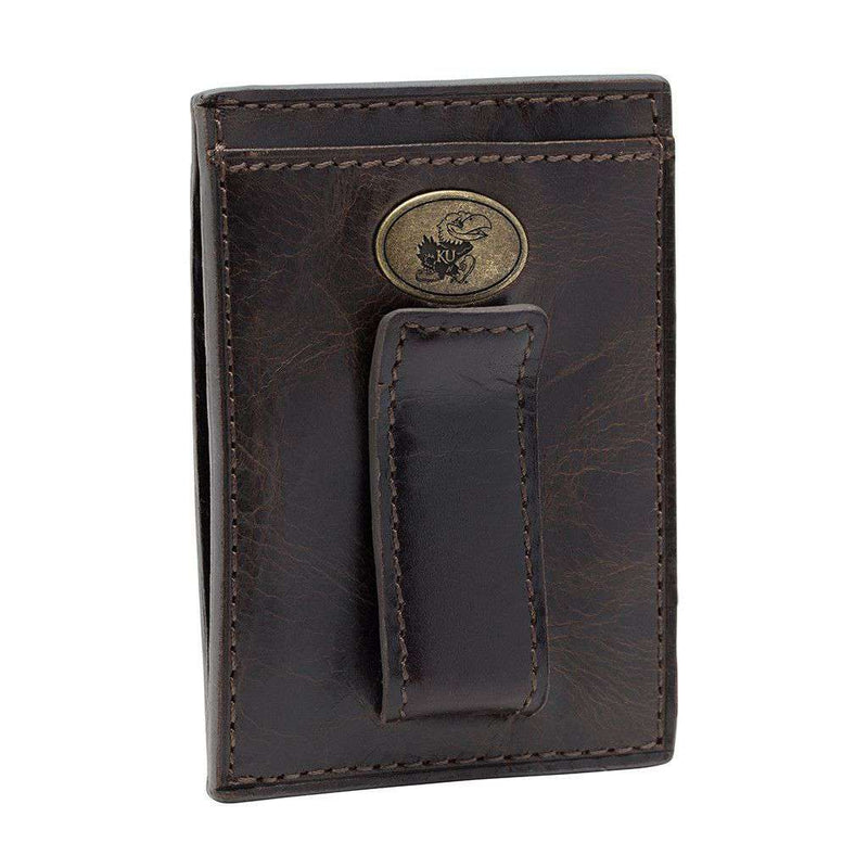 Kansas Jayhawks Legacy Multicard Front Pocket Wallet by Jack Mason - Country Club Prep