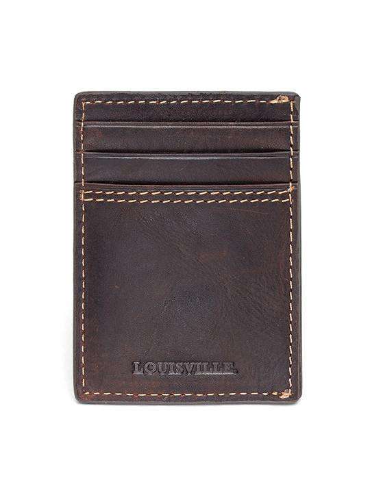 Louisville Cardinals Gridiron Mulitcard Front Pocket Wallet by Jack Mason - Country Club Prep