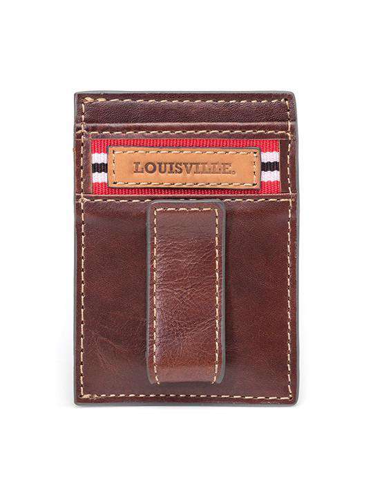 Louisville Cardinals Tailgate Multicard Front Pocket Wallet by Jack Mason - Country Club Prep