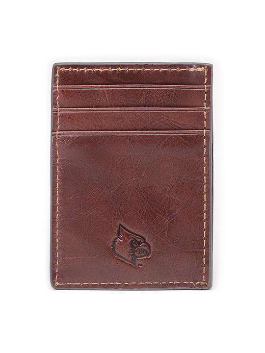 Louisville Cardinals Tailgate Multicard Front Pocket Wallet by Jack Mason - Country Club Prep