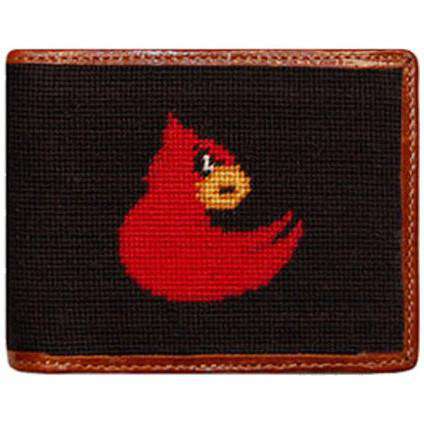Smathers and Branson Louisville Needlepoint Wallet in Black