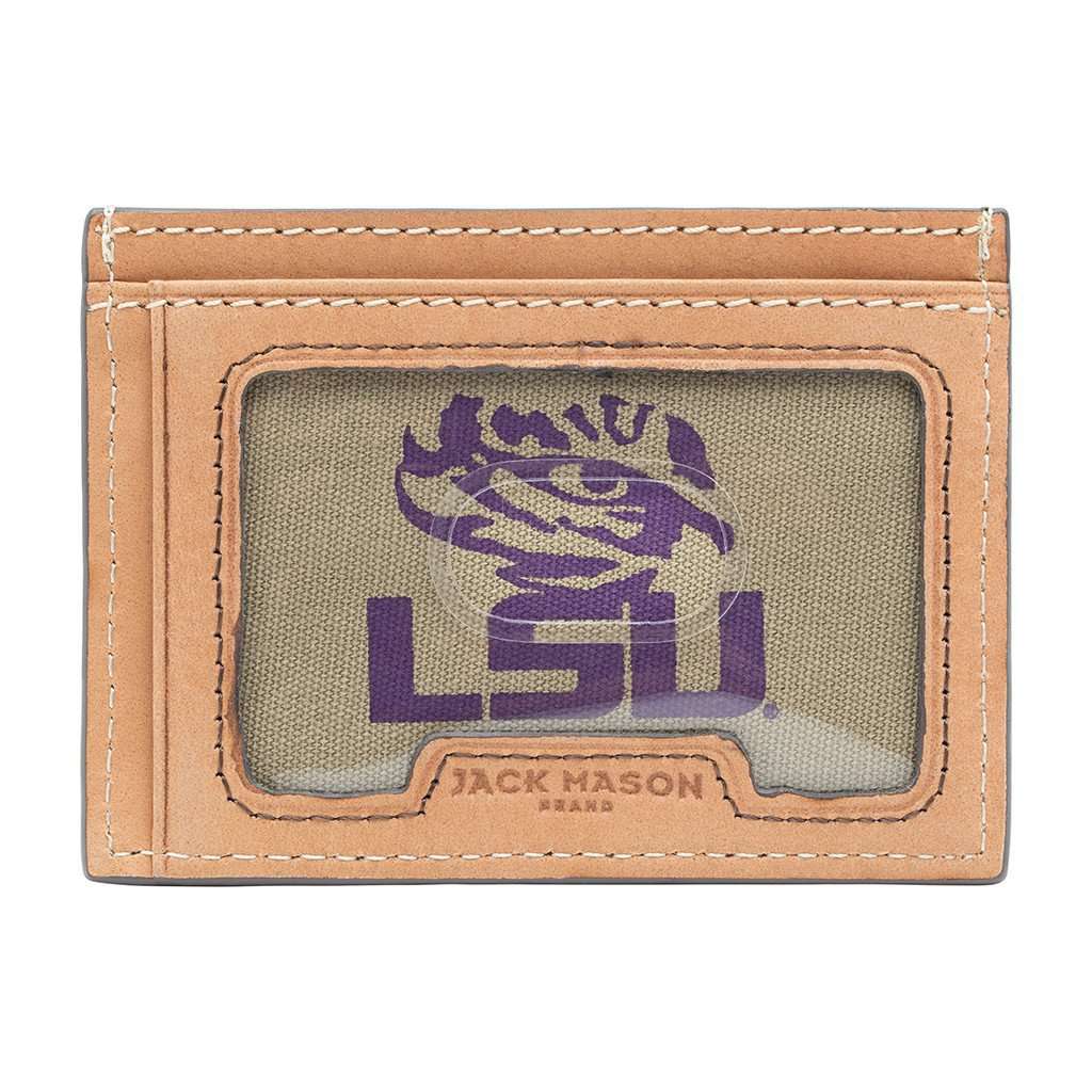 LSU Tigers Gameday ID Window Card Case by Jack Mason - Country Club Prep