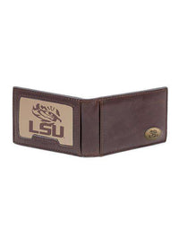 LSU Tigers Legacy Flip Bifold Front Pocket Wallet by Jack Mason - Country Club Prep