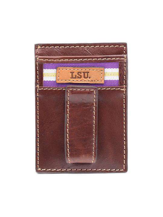 LSU Tigers Tailgate Multicard Front Pocket Wallet by Jack Mason - Country Club Prep