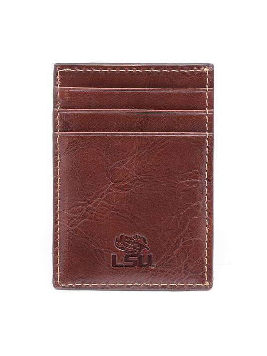 LSU Tigers Tailgate Multicard Front Pocket Wallet by Jack Mason - Country Club Prep