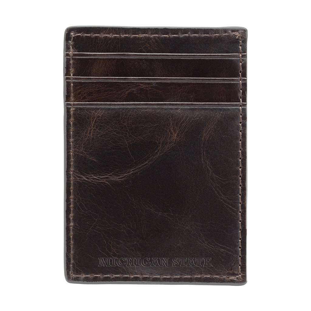 Michigan State Spartans Legacy Multicard Front Pocket Wallet by Jack Mason - Country Club Prep