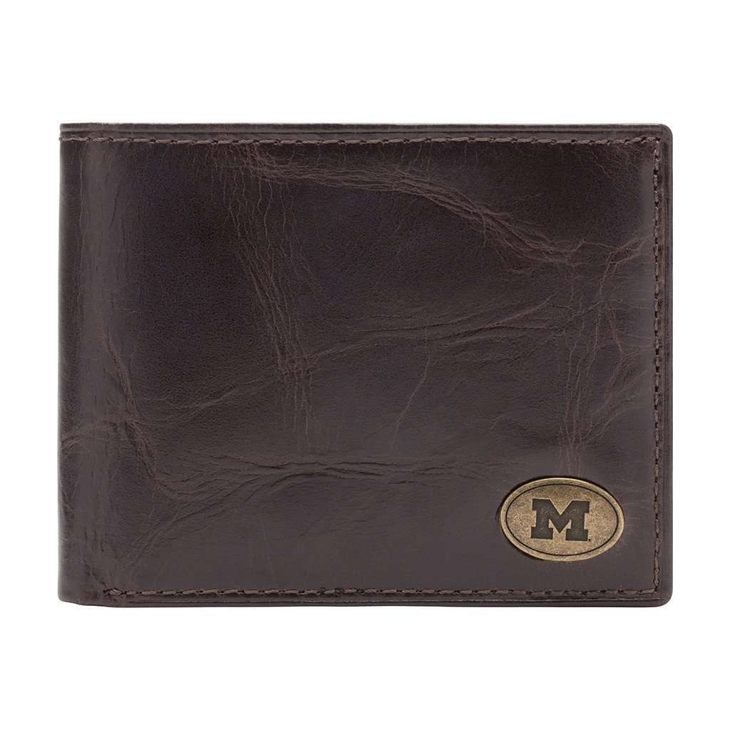 Michigan Wolverines Legacy Traveler Wallet by Jack Mason - Country Club Prep