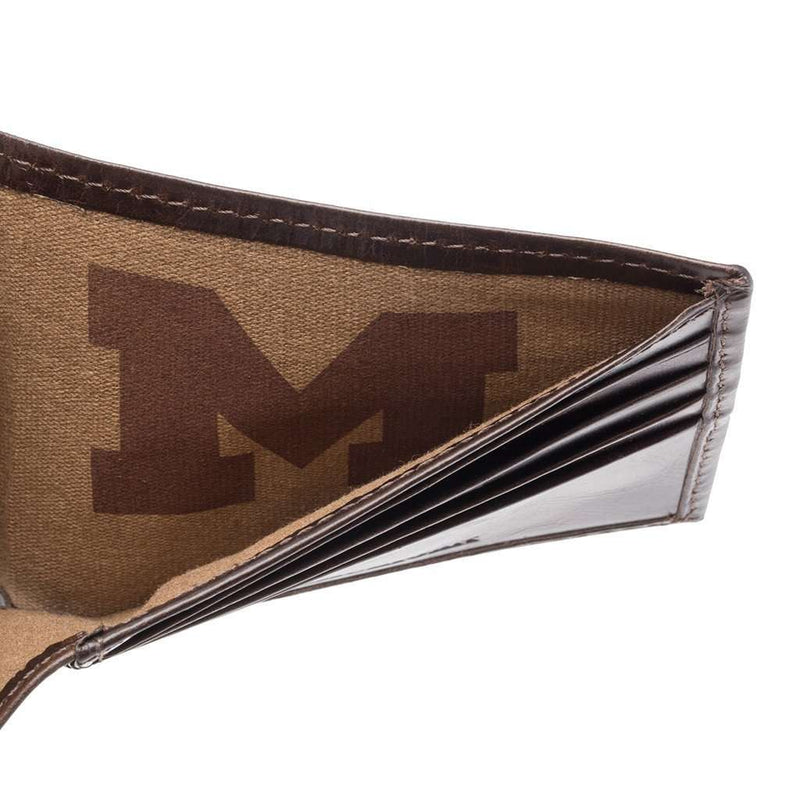 Michigan Wolverines Legacy Traveler Wallet by Jack Mason - Country Club Prep