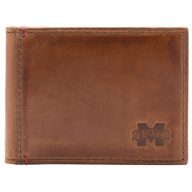 Mississippi State Bulldogs Campus Flip Bifold Front Pocket Wallet by Jack Mason - Country Club Prep