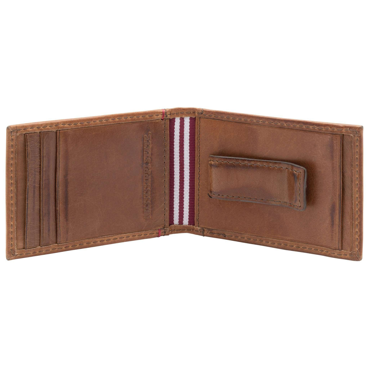 Mississippi State Bulldogs Campus Flip Bifold Front Pocket Wallet by Jack Mason - Country Club Prep