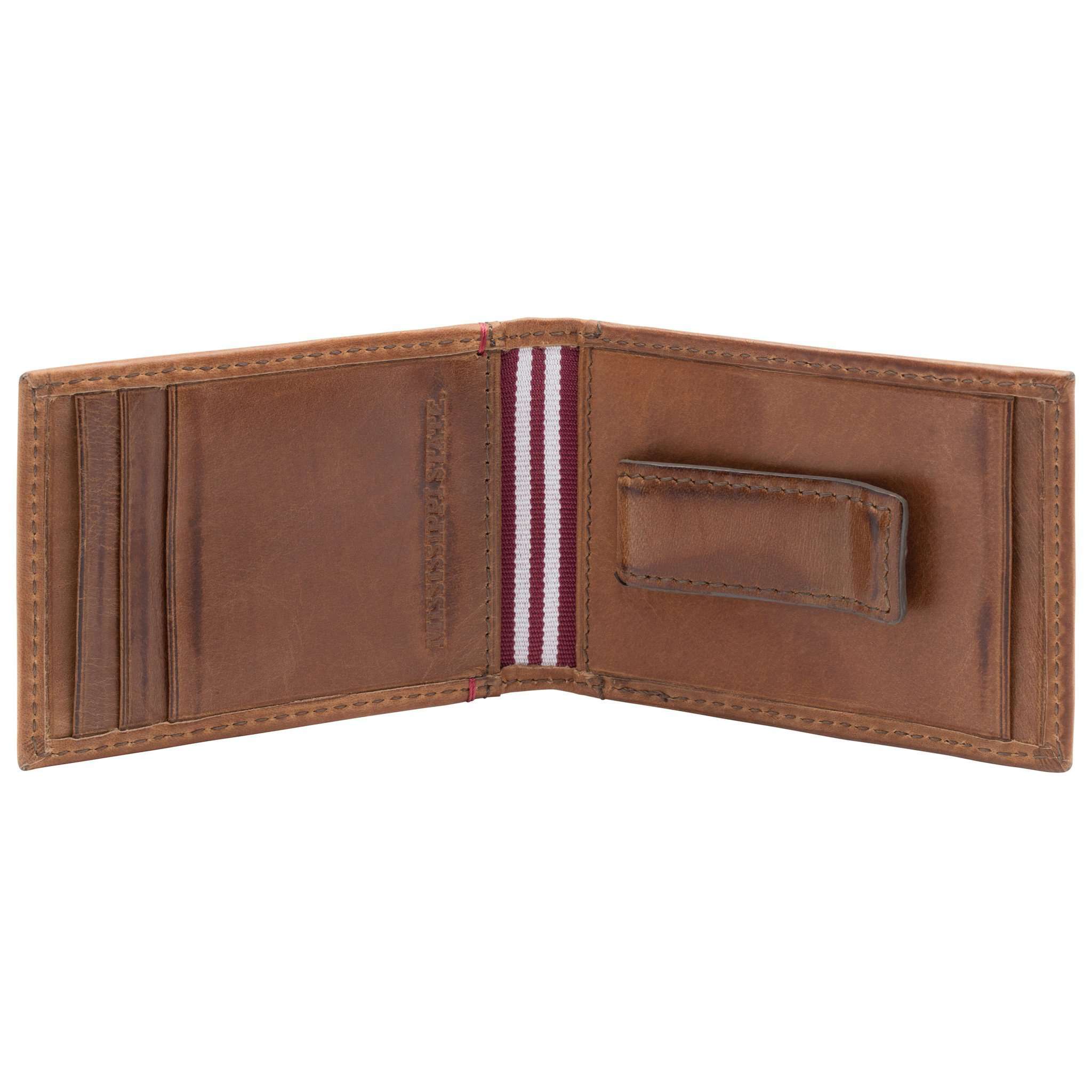 Mississippi State Bulldogs Campus Flip Bifold Front Pocket Wallet by Jack Mason - Country Club Prep