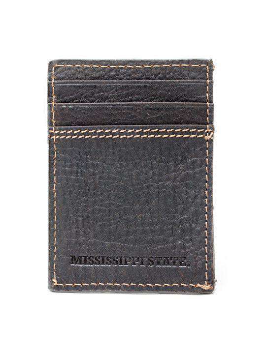 Mississippi State Bulldogs Gridiron Mulitcard Front Pocket Wallet by Jack Mason - Country Club Prep