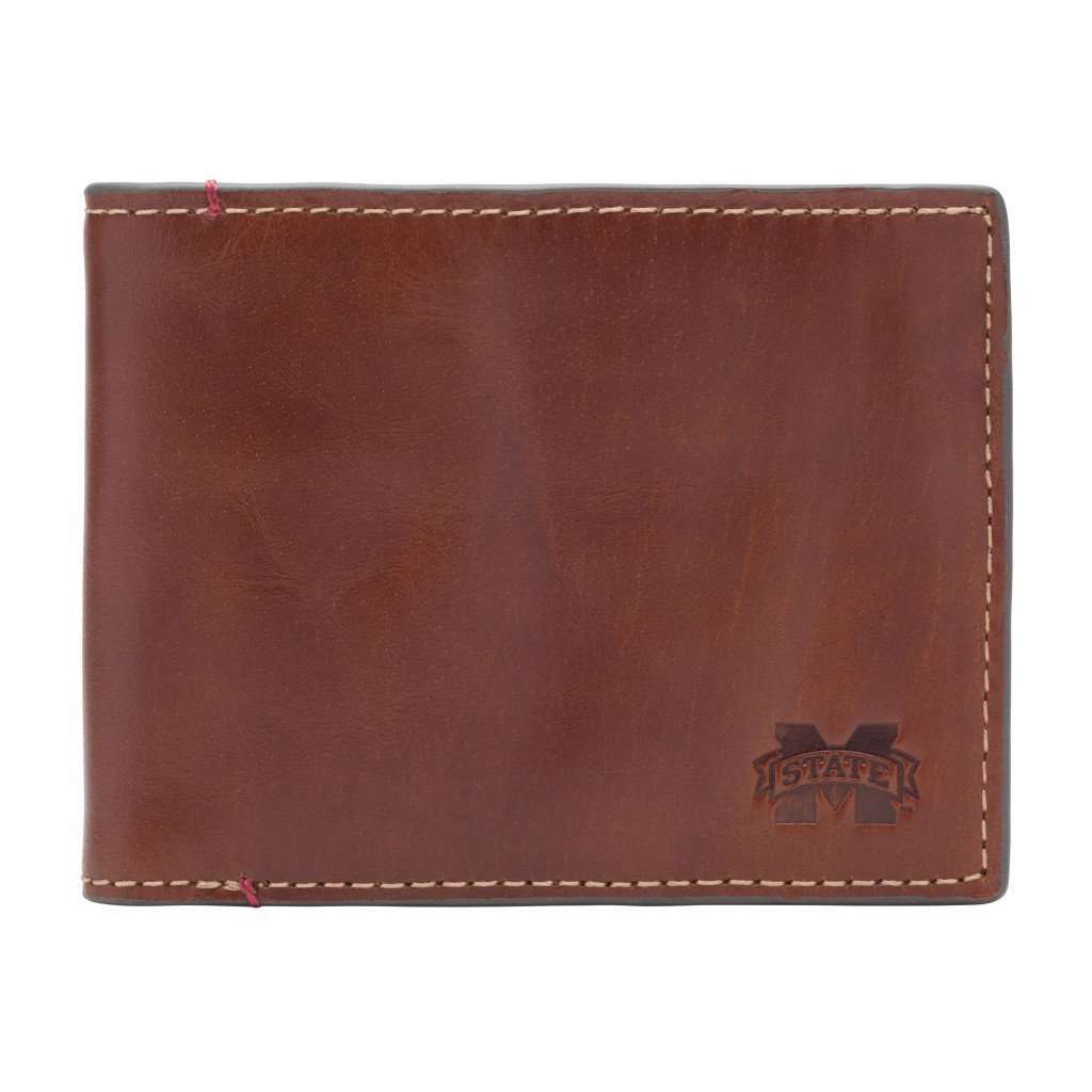 Mississippi State Bulldogs Hangtime Slim Bifold Wallet by Jack Mason - Country Club Prep