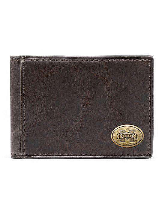 Mississippi State Bulldogs Legacy Flip Bifold Front Pocket Wallet by Jack Mason - Country Club Prep